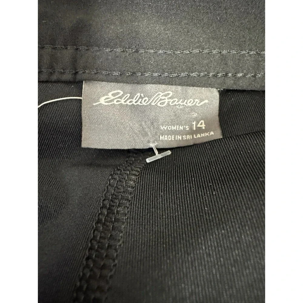 Eddie Bauer Adventurer 2.0 Skort Womens 14 Black‎ Hiking Golf Active